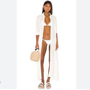 Peixoto Josephine Maxi Cover Up Shirt Dress | One Size